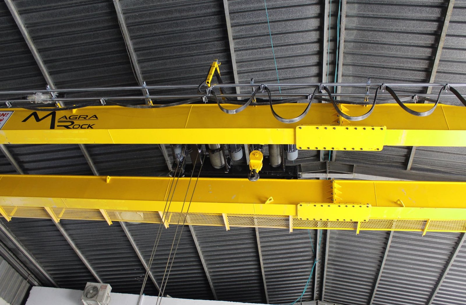 Wimac plant in Konya, Turkey, assembling low ceiling crane components